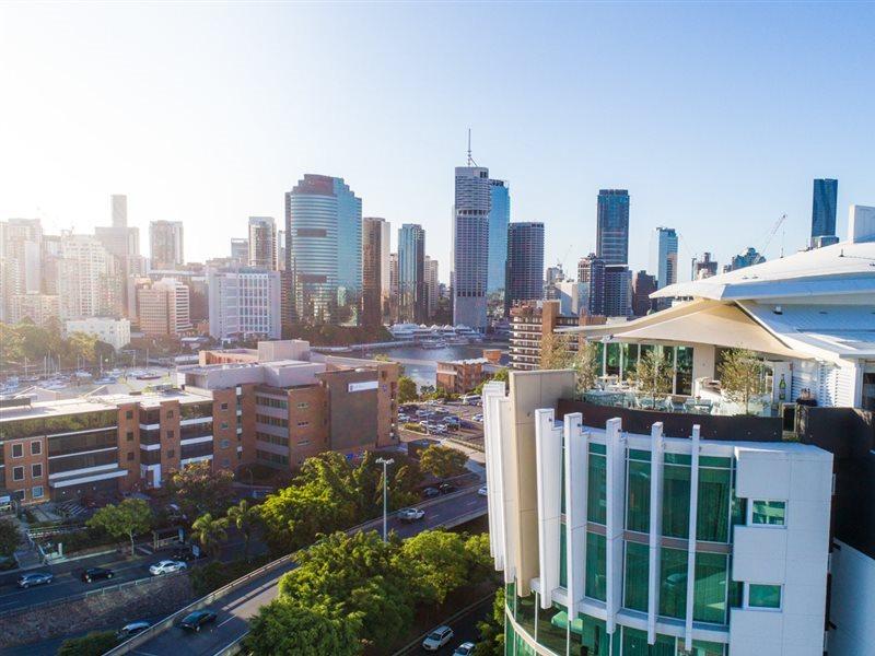 The Point Brisbane Hotel Luaran gambar Aerial view of the Brisbane CBD