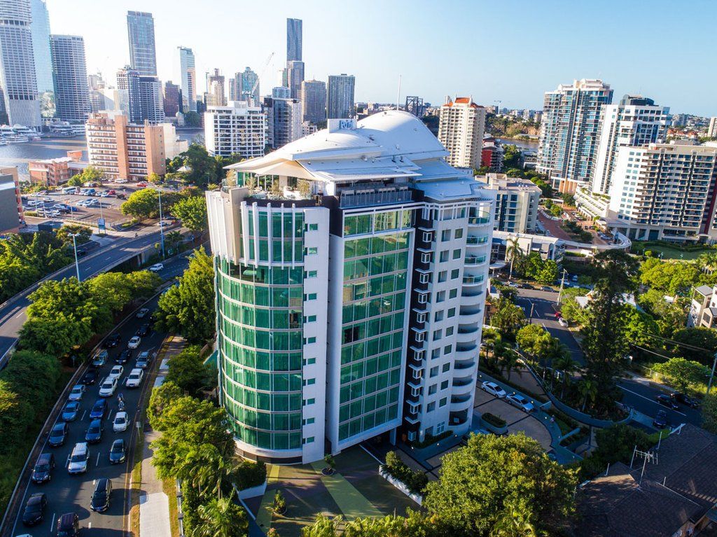 The Point Brisbane Hotel Luaran gambar Aerial view of the building